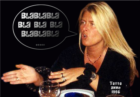 Jag i en vild diskussion - runt 1995.